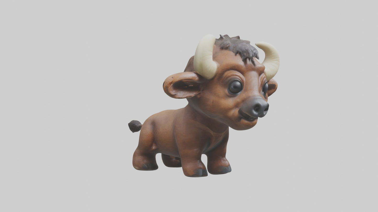 3D model Babybuffalo Model 1 VR / AR / low-poly