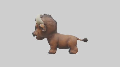 3D model Babybuffalo Model 1 VR / AR / low-poly