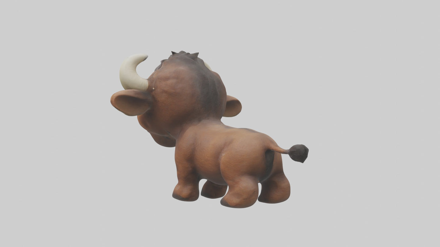 3D model Babybuffalo Model 1 VR / AR / low-poly
