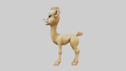 3D model Babycamel Model 1 VR / AR / low-poly