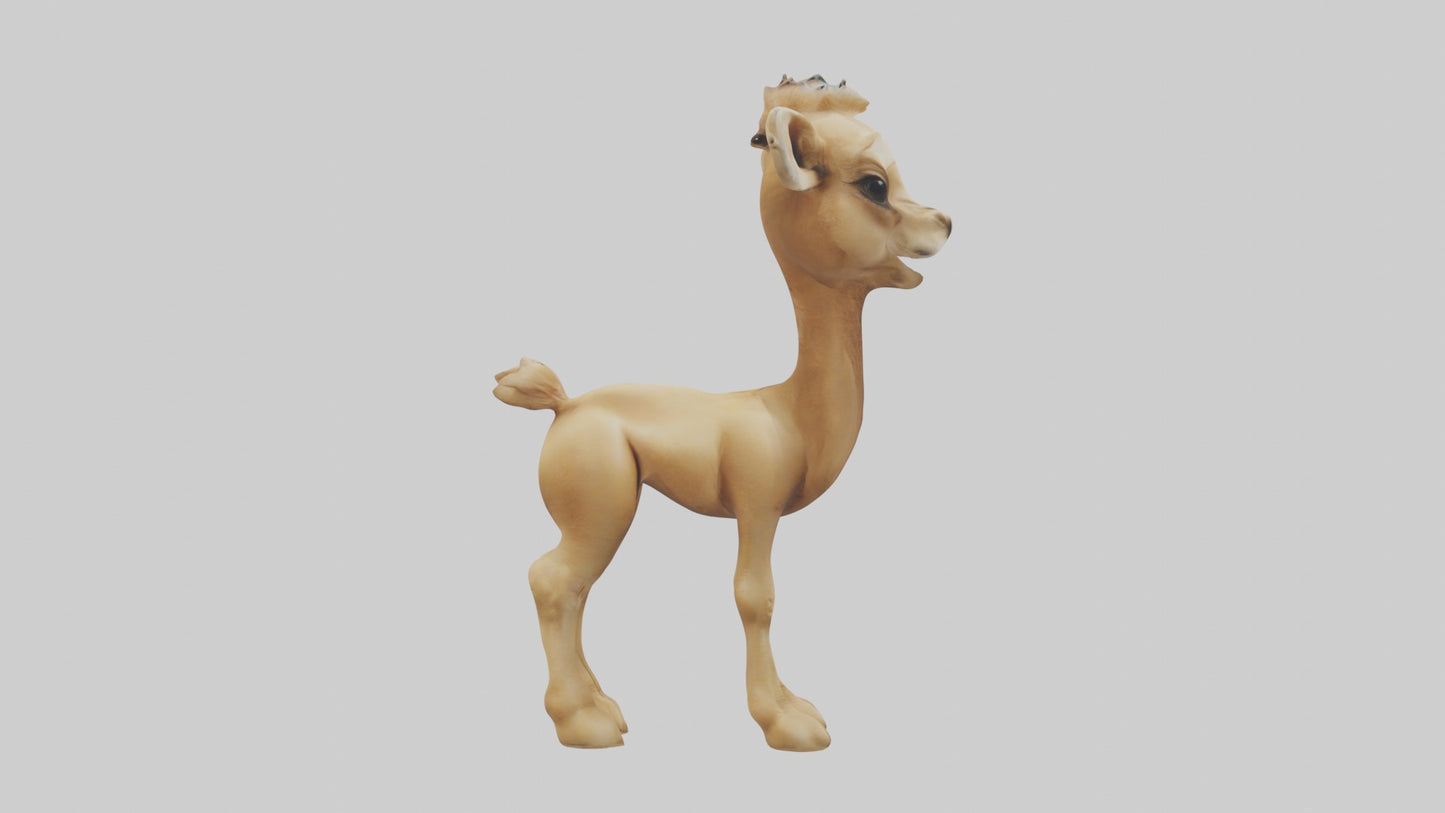 3D model Babycamel Model 1 VR / AR / low-poly