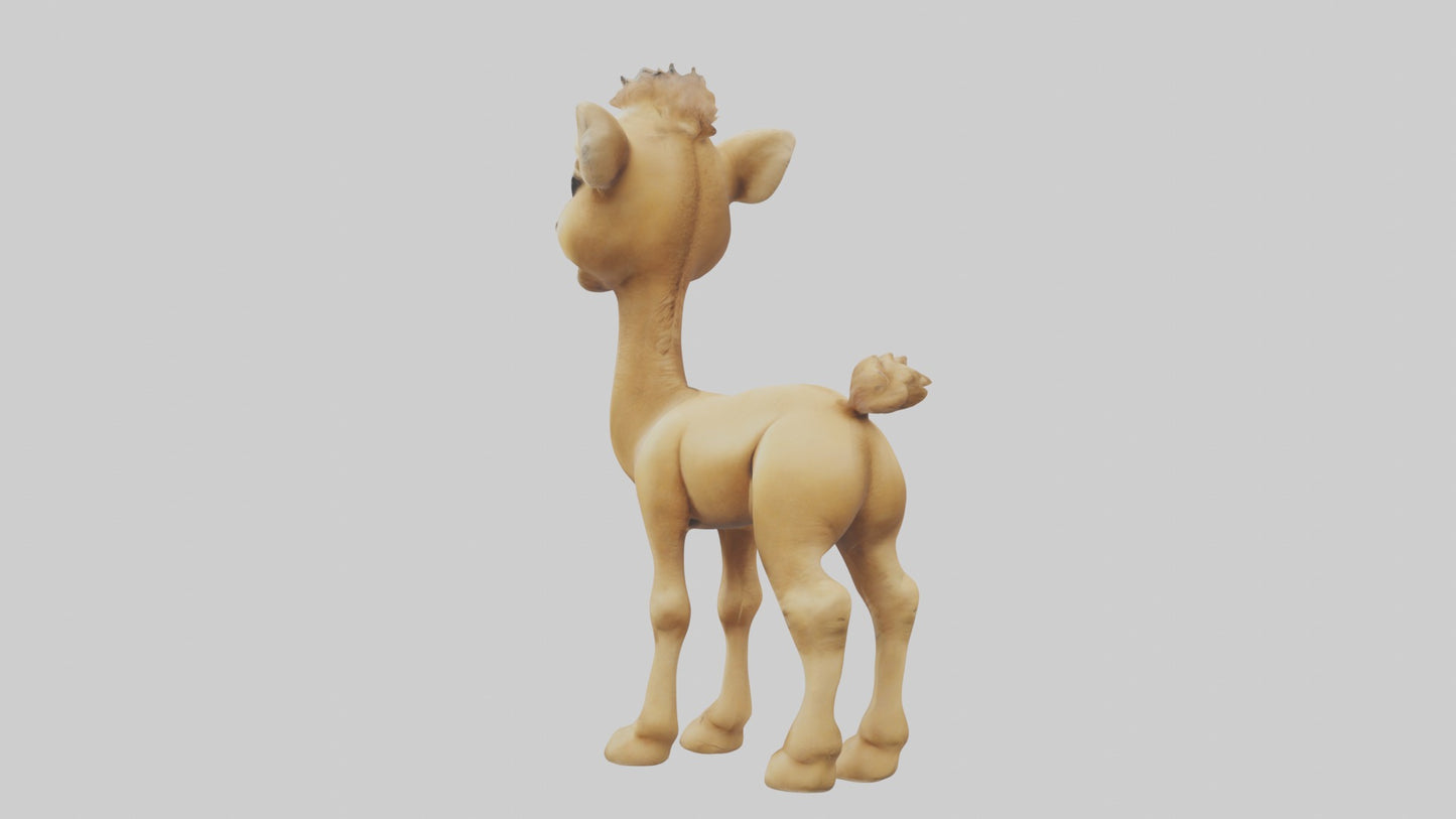 3D model Babycamel Model 1 VR / AR / low-poly