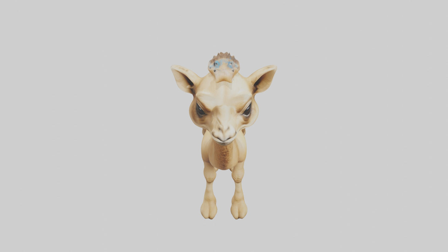 3D model Babycamel Model 1 VR / AR / low-poly