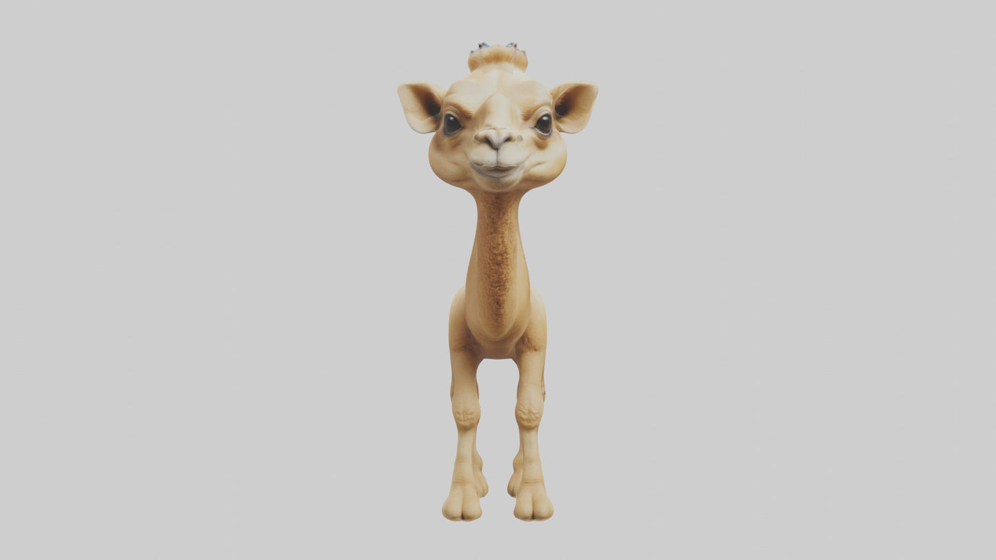 3D model Babycamel Model 1 VR / AR / low-poly