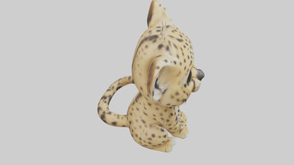 3D model Babycheetah Model 1 VR / AR / low-poly