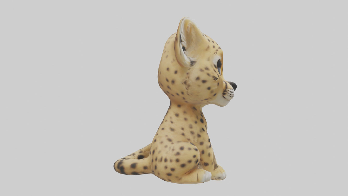 3D model Babycheetah Model 1 VR / AR / low-poly