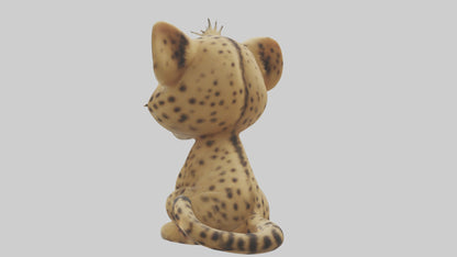 3D model Babycheetah Model 1 VR / AR / low-poly