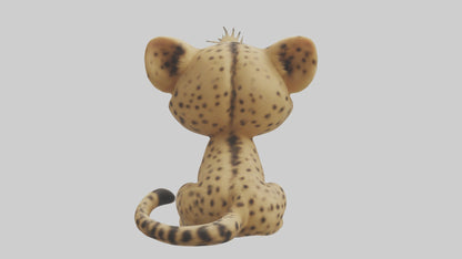 3D model Babycheetah Model 1 VR / AR / low-poly