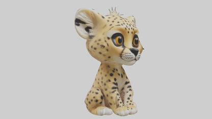 3D model Babycheetah Model 1 VR / AR / low-poly