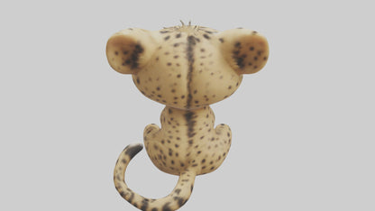 3D model Babycheetah Model 1 VR / AR / low-poly