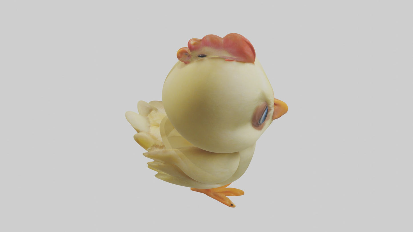 3D model Babychicken Model 1 VR / AR / low-poly