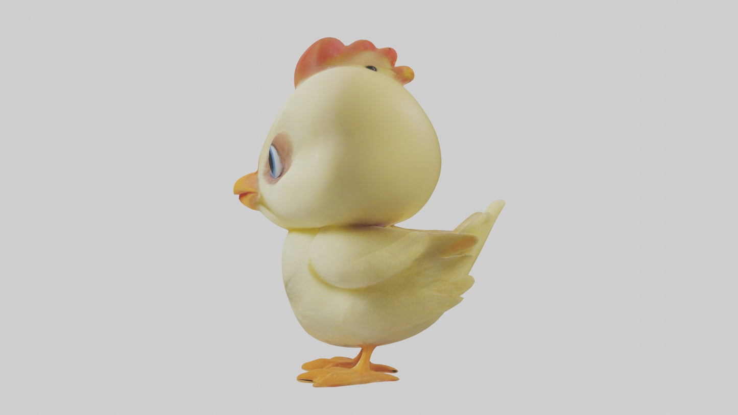 3D model Babychicken Model 1 VR / AR / low-poly