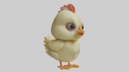 3D model Babychicken Model 1 VR / AR / low-poly