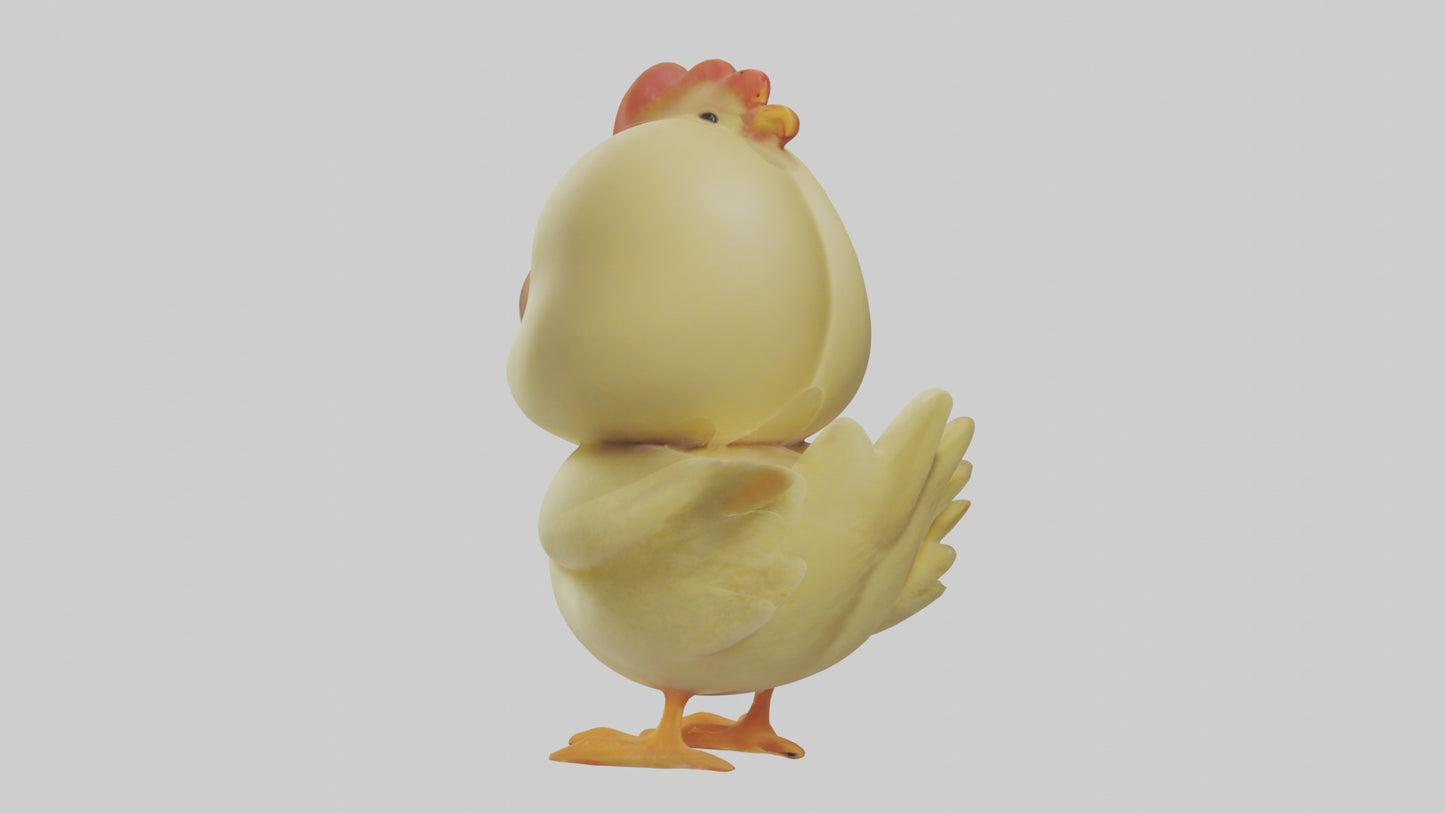3D model Babychicken Model 1 VR / AR / low-poly