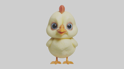 3D model Babychicken Model 1 VR / AR / low-poly