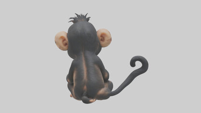 3D model Babychimpanzee Model 1 VR / AR / low-poly