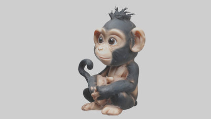 3D model Babychimpanzee Model 1 VR / AR / low-poly