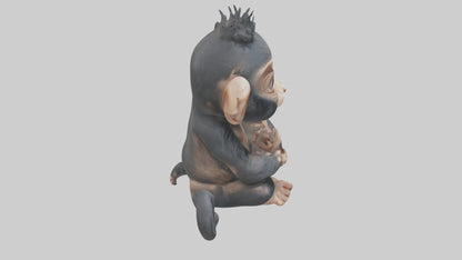3D model Babychimpanzee Model 1 VR / AR / low-poly