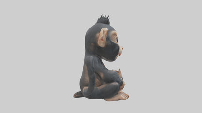 3D model Babychimpanzee Model 1 VR / AR / low-poly