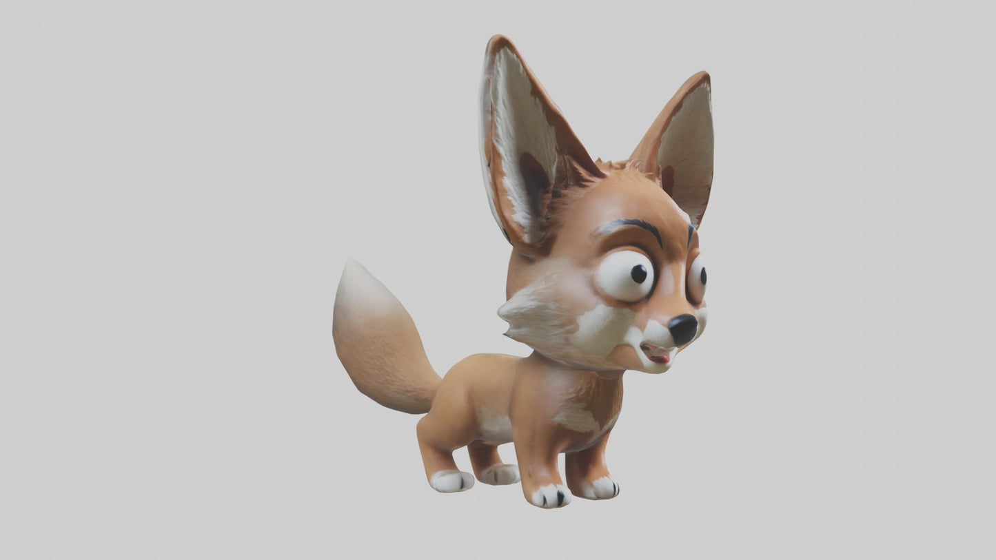 3D model Babycoyote Model 1 VR / AR / low-poly