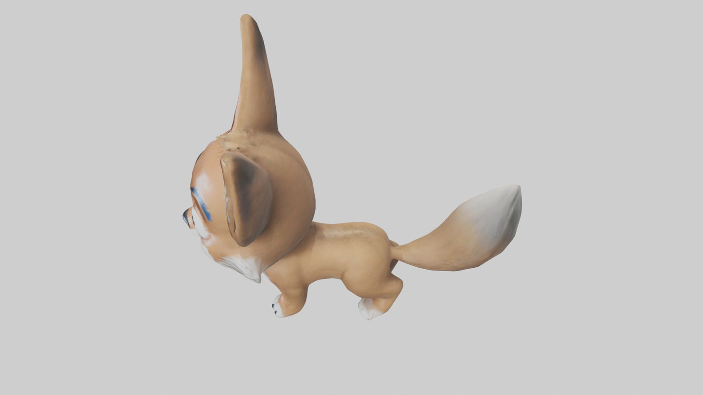 3D model Babycoyote Model 1 VR / AR / low-poly