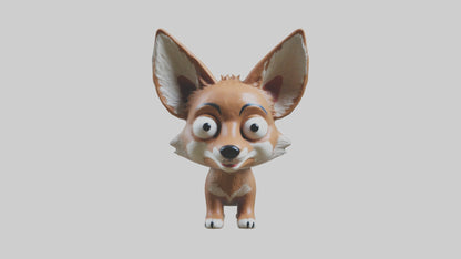 3D model Babycoyote Model 1 VR / AR / low-poly