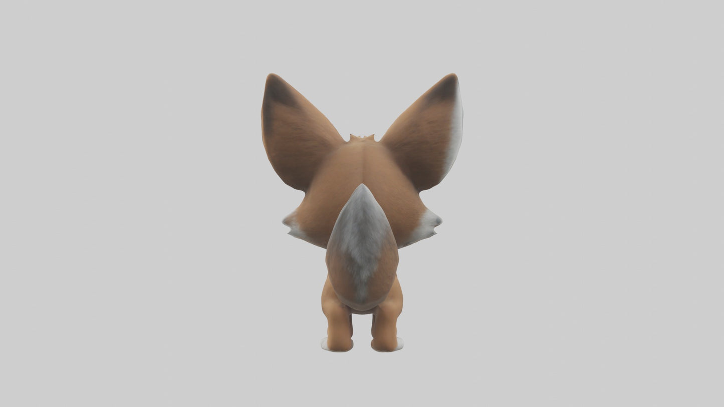 3D model Babycoyote Model 1 VR / AR / low-poly