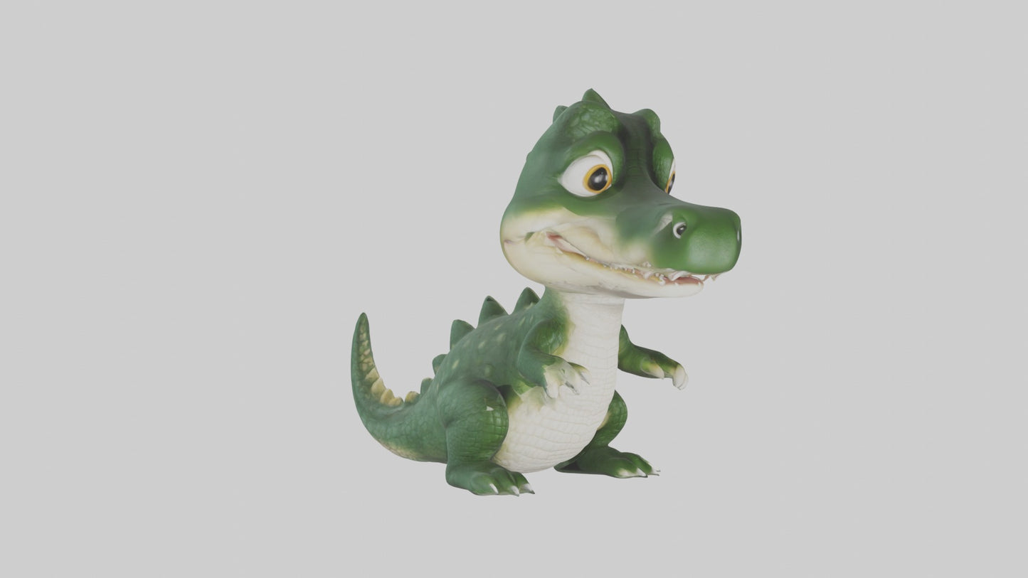 3D model Babycrocodile Model 1 VR / AR / low-poly