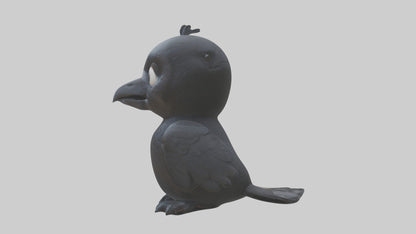 3D model Babycrow Model 1 VR / AR / low-poly