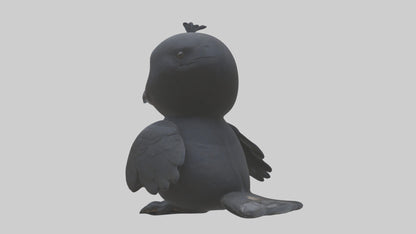 3D model Babycrow Model 1 VR / AR / low-poly