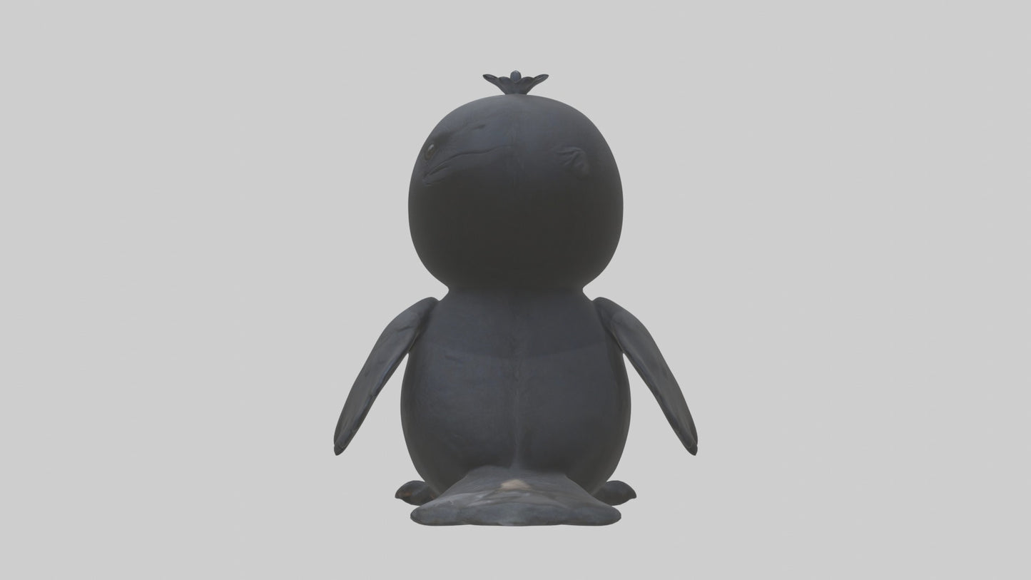 3D model Babycrow Model 1 VR / AR / low-poly