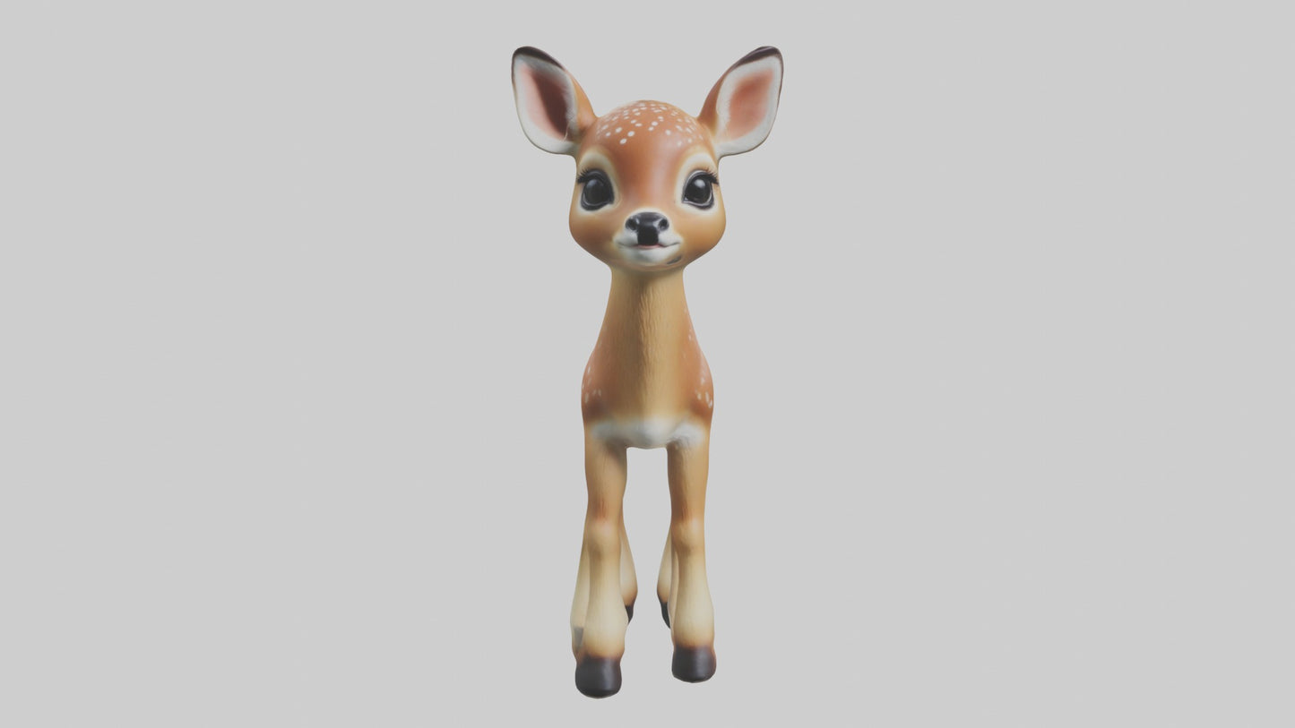 3D model Babydeer Model 1 VR / AR / low-poly