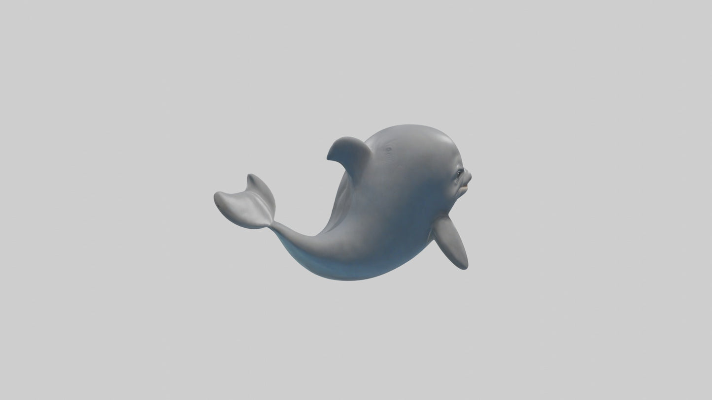 3D model Babydolphin Model 1 VR / AR / low-poly