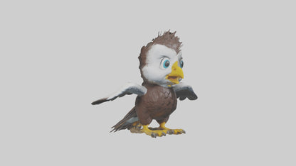3D model Babyeagle Model 1 VR / AR / low-poly