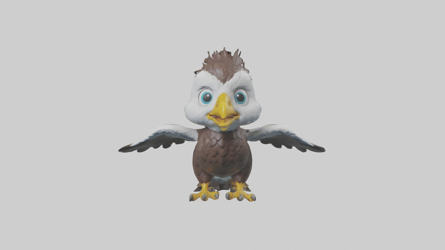 3D model Babyeagle Model 1 VR / AR / low-poly