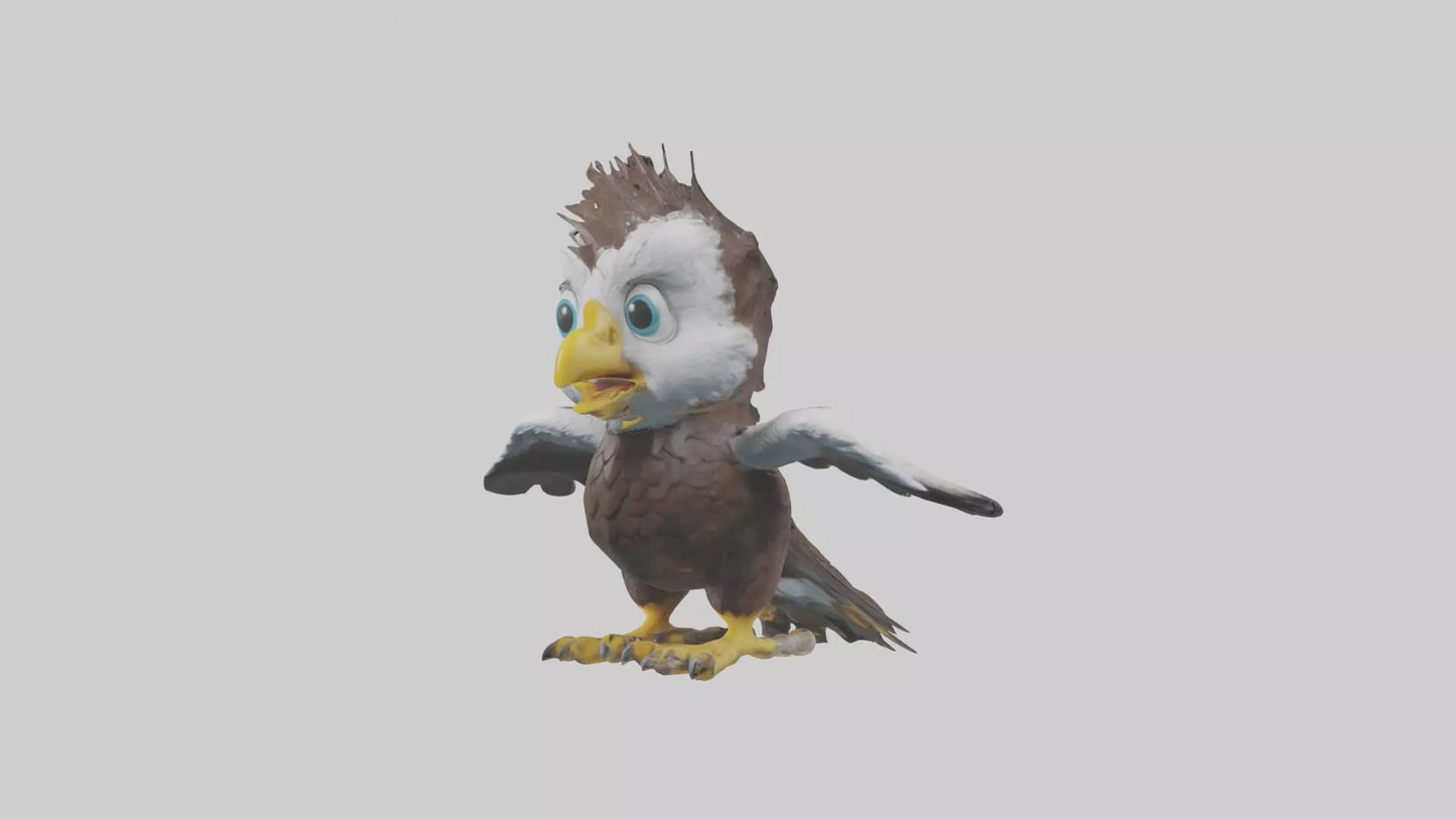 3D model Babyeagle Model 1 VR / AR / low-poly