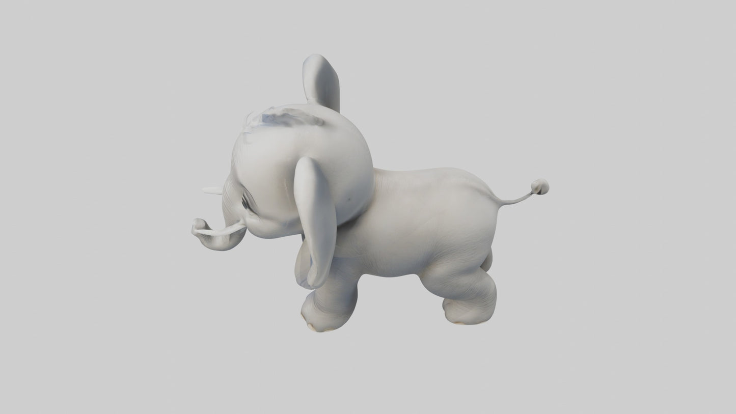 3D model Babyelephant Model 1 VR / AR / low-poly