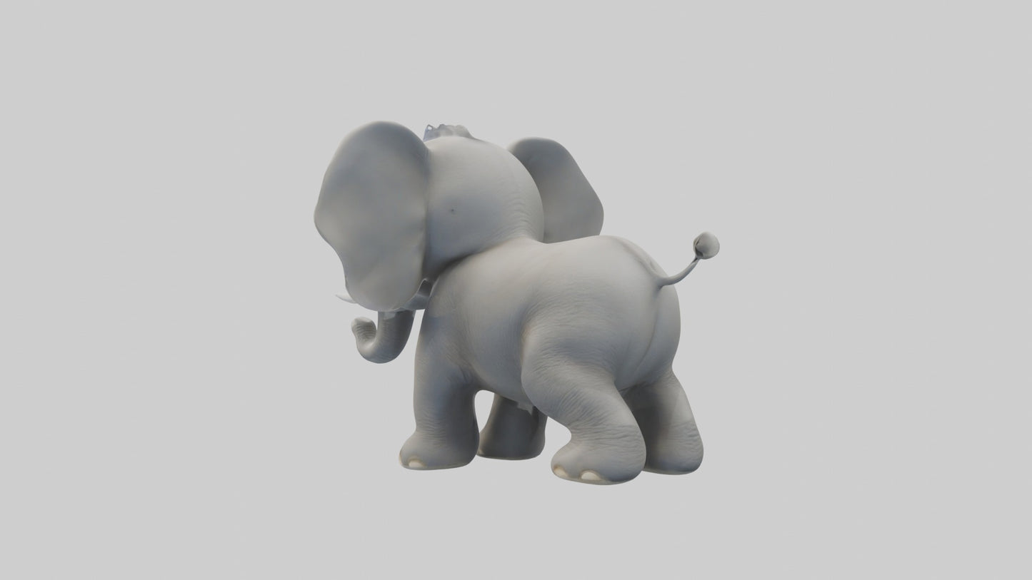 3D model Babyelephant Model 1 VR / AR / low-poly