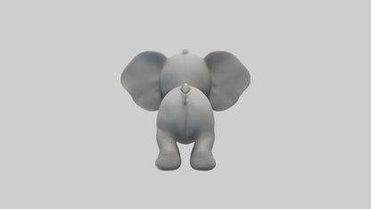 3D model Babyelephant Model 1 VR / AR / low-poly