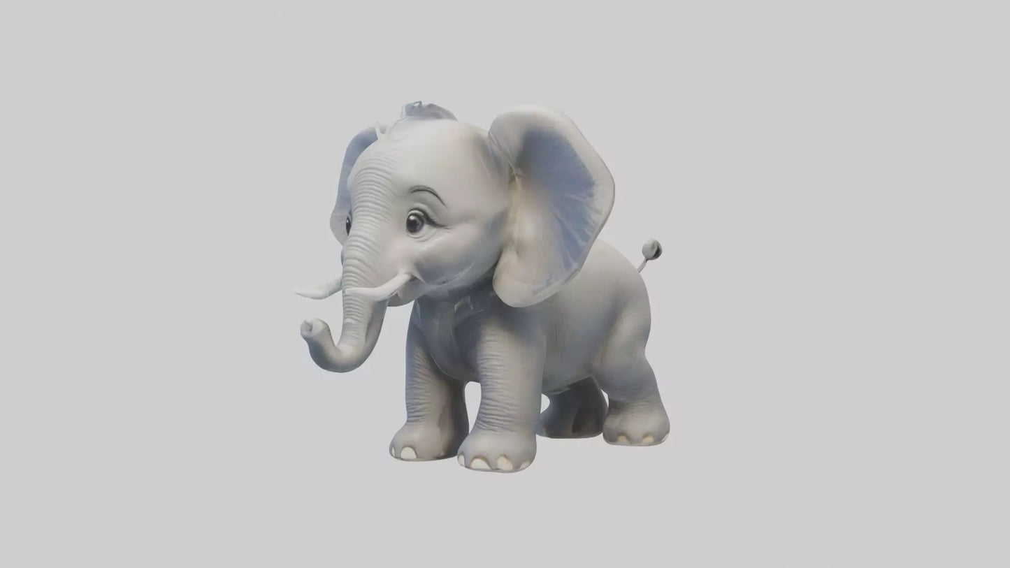 3D model Babyelephant Model 1 VR / AR / low-poly