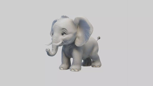 3D model Babyelephant Model 1 VR / AR / low-poly