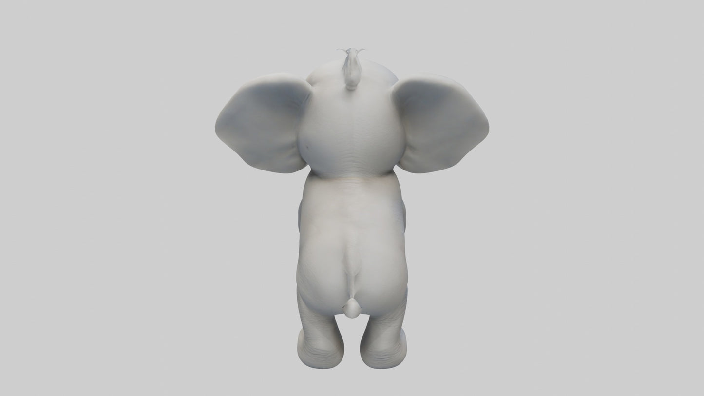 3D model Babyelephant Model 1 VR / AR / low-poly