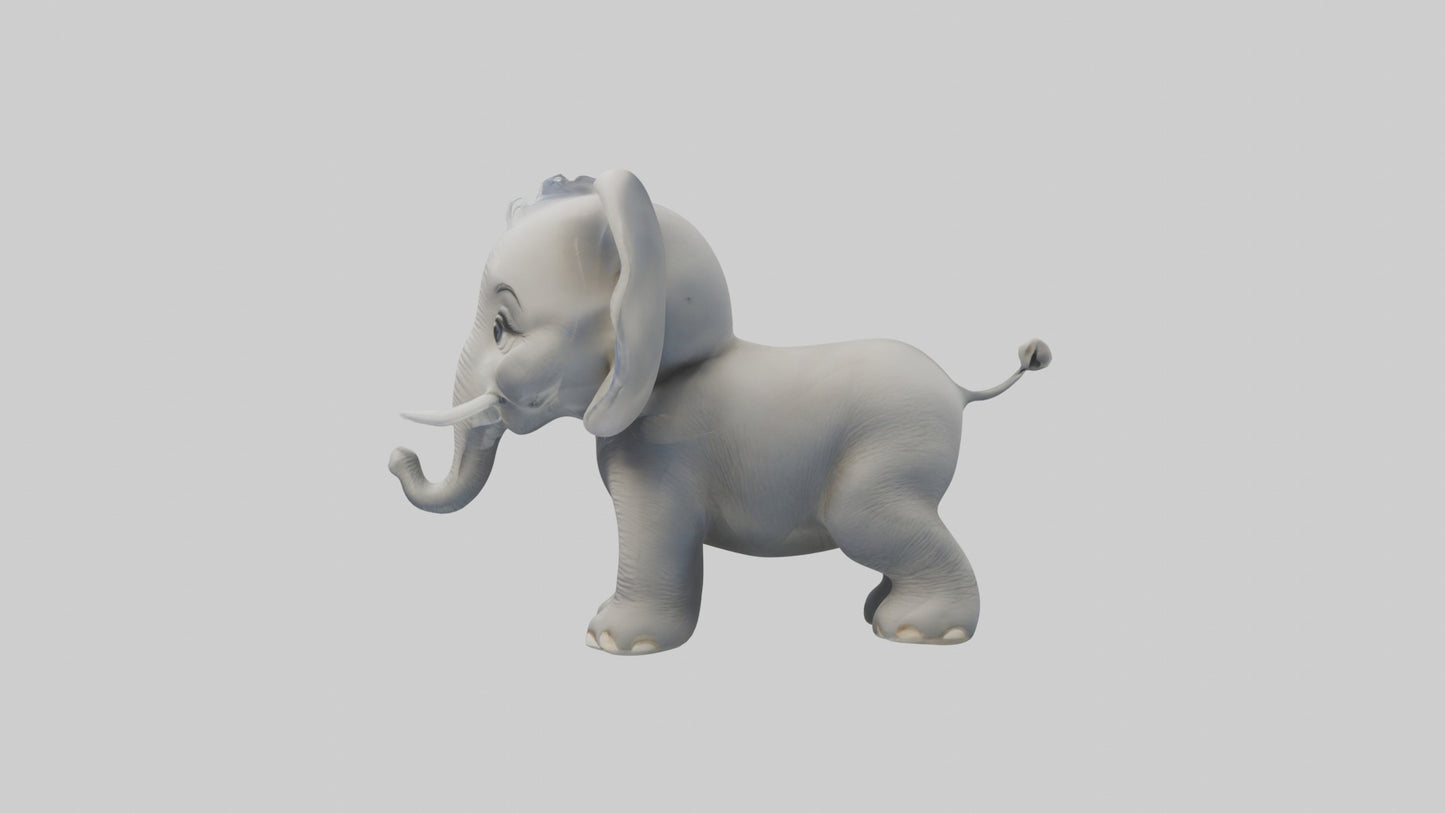 3D model Babyelephant Model 1 VR / AR / low-poly