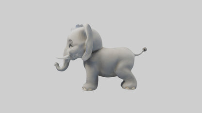 3D model Babyelephant Model 1 VR / AR / low-poly