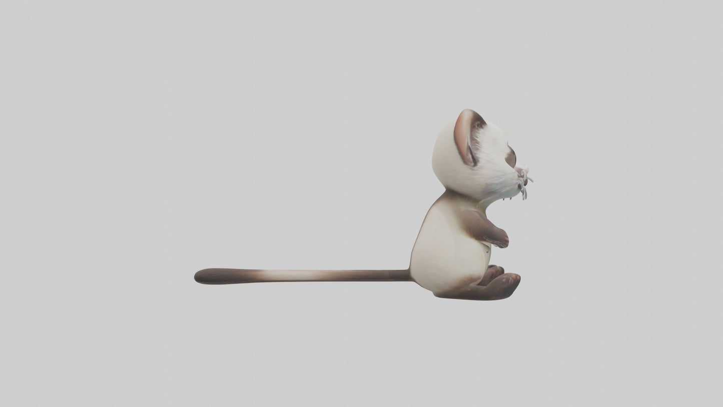 3D model Babyferret Model 1 VR / AR / low-poly