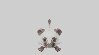 3D model Babyferret Model 1 VR / AR / low-poly