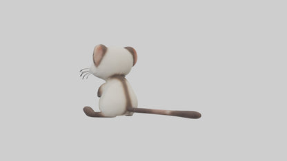 3D model Babyferret Model 1 VR / AR / low-poly