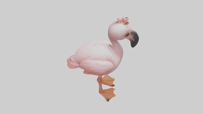 3D model Babyflamingo Model 1 VR / AR / low-poly