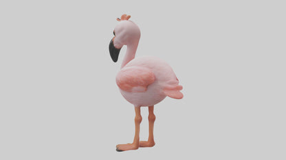 3D model Babyflamingo Model 1 VR / AR / low-poly