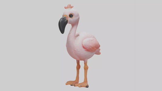 3D model Babyflamingo Model 1 VR / AR / low-poly